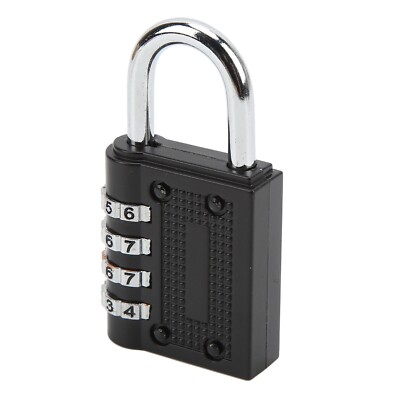 GYM Locker Door Padlock 4 Digit Combination Anti Theft Large Universal SAL