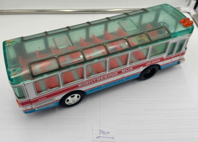 Alps Blech Spielzeug Bus Japan Akku Batterie Vintage Alt antik Fahrzeug