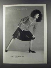1981 Holt Renfrew Mario Valentino Fashion Ad