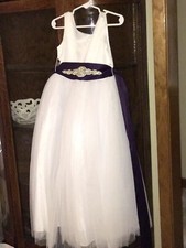 Size 4T- Tulle Flower Girl Dress Wedding First Communion Pageant Dress