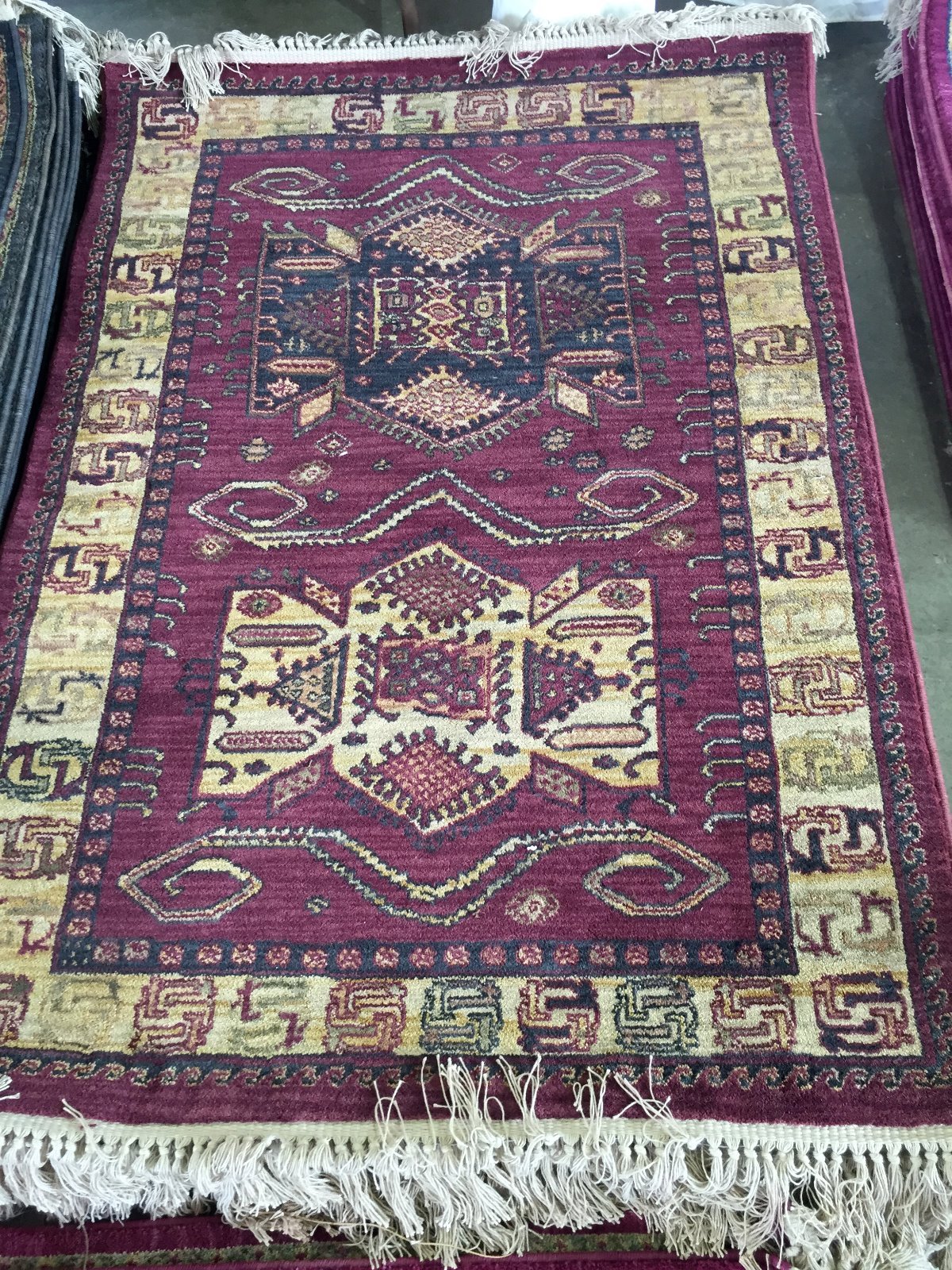 Rugs Area Rugs NEW! Shaw Antiquities Rug Caucasian Brick 3' 10" x 6' eBay