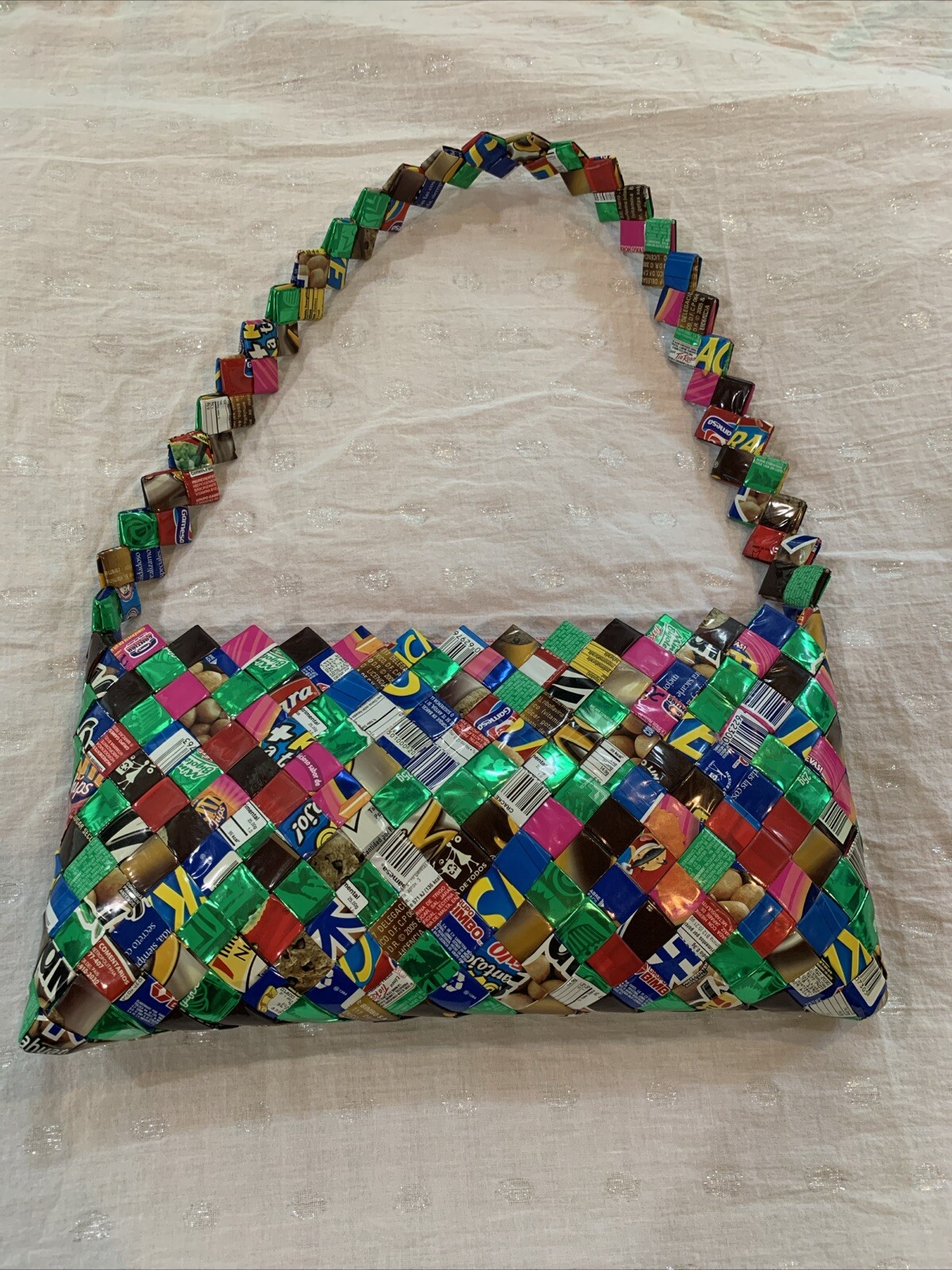 Unique Upcycle Candy Wrapper Purse - image 1