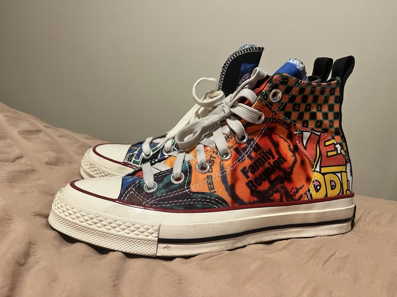 Scarpe da ginnastica Converse donna Joe Freshgoods JFG Hi Top taglia 5 ottime condizioni