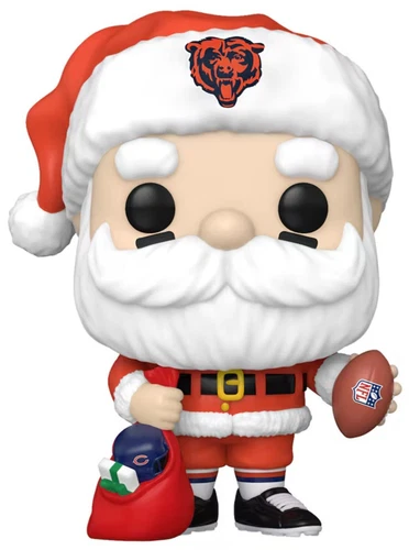 Chicago Bears Santa Claus Funko POP! NFL Football  Figure 184 Fanatics Exclusive