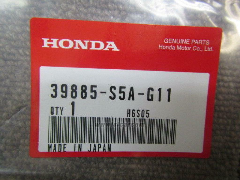 HONDA INTEGRA DC5 LABEL, IMMOBILIZER AND SECURITY 39885-S5A-G11