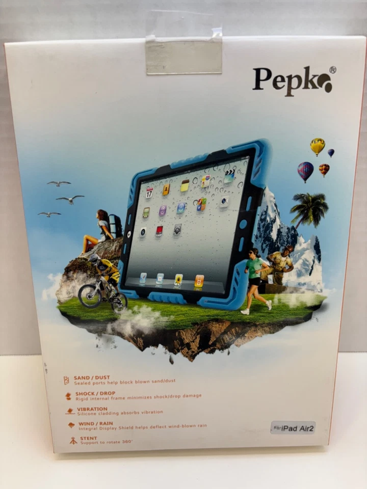 Pepkoo Spider Case For iPad Air, iPad 5 & iPad 6, Shock Proof Case W/ Stand - Image 2 of 4