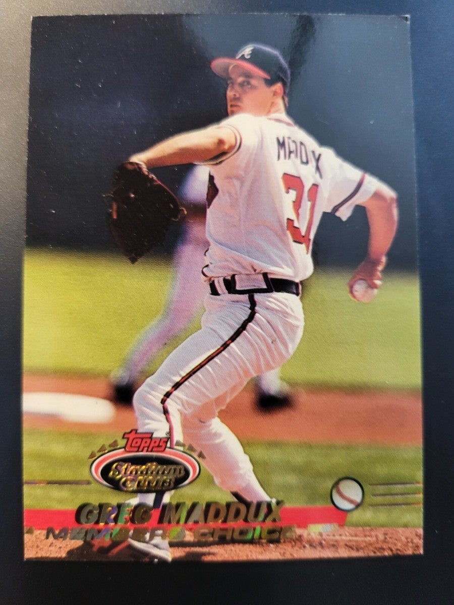 1993 Topps Stadium Club Greg Maddux MEMBERS CHOICE Card #750 | eBay