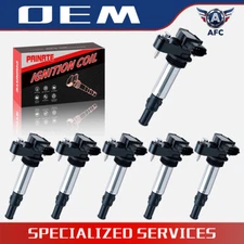 6 Pack Ignition Coil For Chevy  Cadillac SRX CTS STS GMC Acadia UF375 AFC