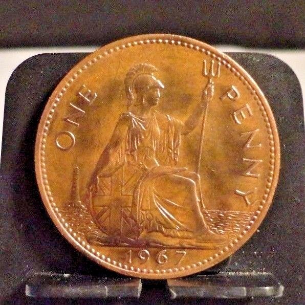 CIRCULATED 1967 1 PENNY UK COIN (110716)1 | eBay
