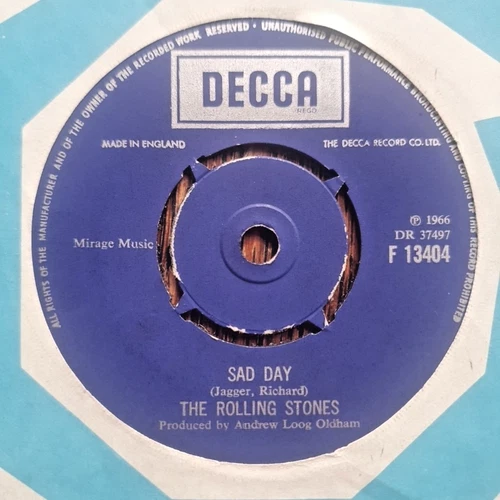 Rolling Stones - Sad Day / You Can't Always Get What You Want - Play Tested Ex