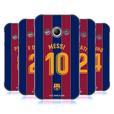 FC BARCELONA 2020/21 PLAYERS HOME KIT GROUP 1 SOFT GEL CASE FOR SAMSUNG PHONES 4