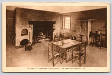 Fredericksburg Virginia~Kitchen At Kenmore~Millbrook~Albertype Vintage Postcard