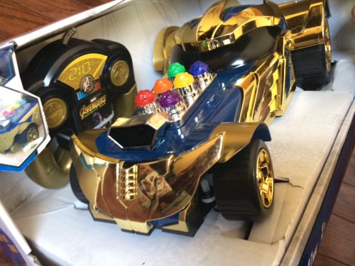 Marvel Avengers Thanos Gold RC Remote Control Car BRAND NEW - Picture 12 of 12