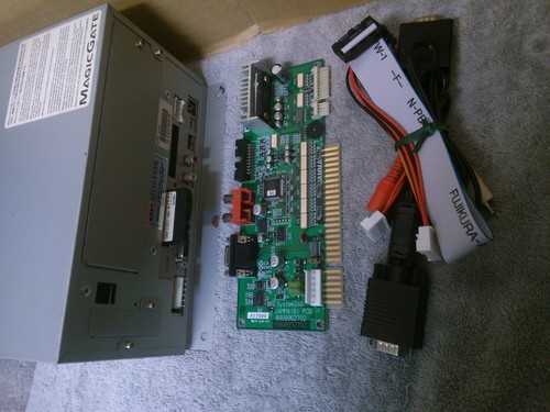 SYSTEM 256 namco SET WITH 2 GAMES Arcade ORIGINAL motherboard JAMMA ADAPTER - Picture 4 of 4