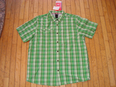 THE NORTH FACE UPF 30 MEN'S SHORTSLEEVES BUTTON UP SHIRT SIZE XL BNWT@$55.00