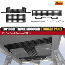 Top Roof Combination MODULAR STORAGE PANEL Hanging Panel For Ford Bronco 2021-23