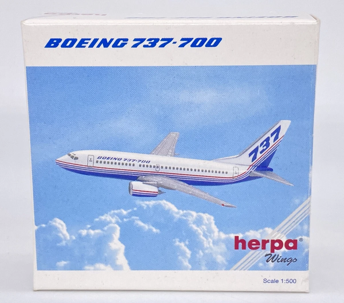 Herpa Wings 1/500 505499 - Lot De 3 Boeing 737-700 Go Fly - Édition Limitée