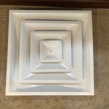 HART COOLEY WHITE STEEL DIFFUSER FPD3 08 W-050510--2 Pack-White