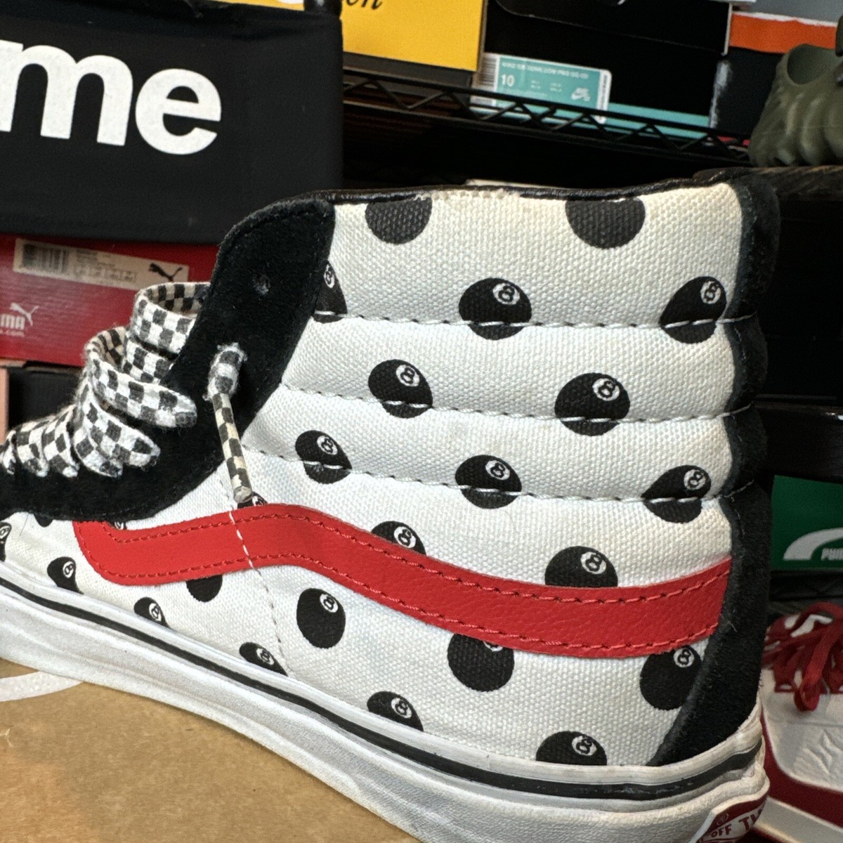 Vans X Stussy High 8 Ball Size 9 | eBay Vans X Stussy High 8 Ball Size 9 | eBay
