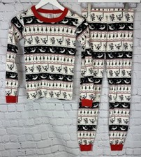 HANNA ANDERSSON X DISNEY Nightmare Before Xmas Pajama Set Organic Cotton Size 12