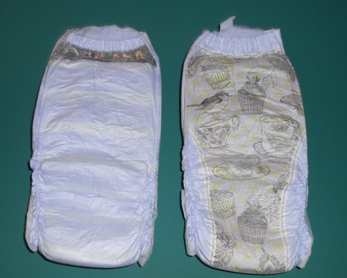 Huggies DryNites Girls XL Bedwetting Diapers Australia Version Cup Cakes Samples - Picture 4 of 4