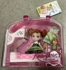 Disney Store Animators Anna Frozen Mini Doll Playset NEW in carry case