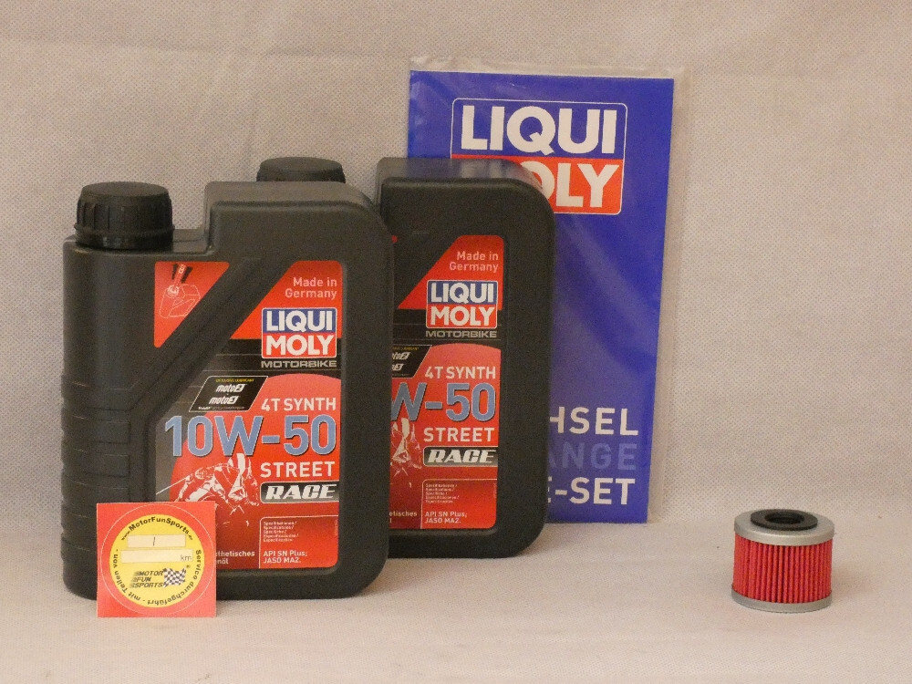 Oil Change Set Aprillia SXV 450 Engine Oil Oil Filter Liqui Moly