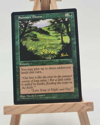 Summer Bloom Visions Magic Karte MTG englisch (Sommerblüte)