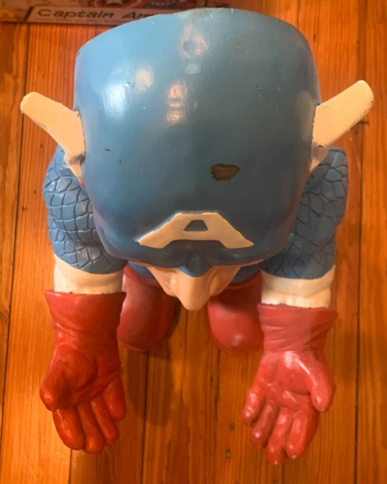 Capitán América Marvel Comics por Rubíes - Figura grande con soporte de cuenco de caramelo - SIN TAZÓN Foto 3 de 4