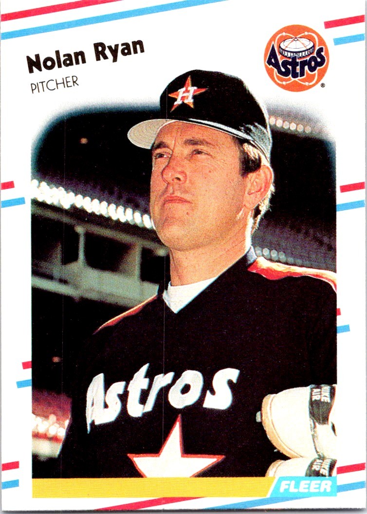 1988 Fleer - Nolan Ryan #455 - Near Mint or Better