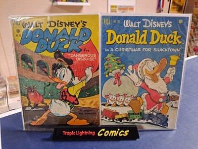 Dell Four Color #308 & #367 Donald Duck Golden Age Carl Barks