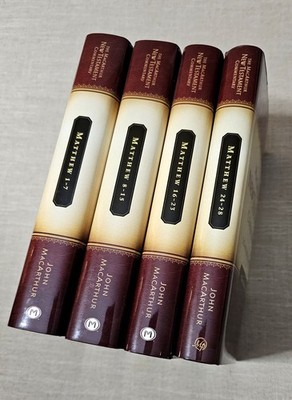 BRAND NEW Matthew (4 VOLUMES) MacArthur New Testament Commentary John MacArthur 
