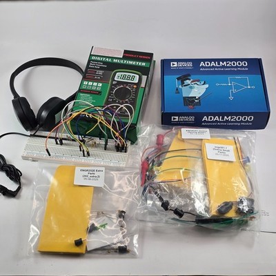 ADALM2000 USB Oscilloscope/Signal Gen + Assorted Components Kit ENGR 201 202 OSU