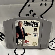 EA SPORTS Madden Football 64 Nintendo 64 N64 NTSC-U/C (US/Canada) KA