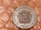 RARE 1794 ROMNEY THE SUCCESS Colonial Halfpenny LET/EDGE Trade Token AU RAINBOW — photo 2