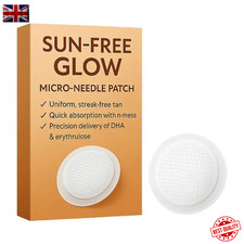 Sun-Free Glow Micro-Needle Self Tanning Patch ? Face & Body, Streak-Free Tan
