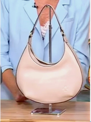 Patricia Nash Coco Crescent Hobo Bag Chalk White  nwt