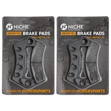 Brake Pad Set for Arctic Cat 2502-217 Front Left Right Semi-Metallic 2 Pack