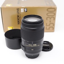 Nikon AF-S DX Nikkor 55-300mm f/4.5-5.6G ED VR Telephoto Zoom Lens - Great Cond.