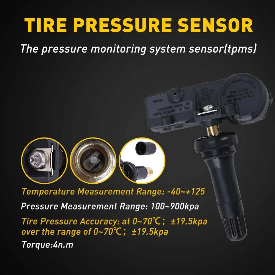 Sensores de monitoreo de presión de aire de neumáticos TPMS para Ford Explorer Transit Lincoln N Foto 4 de 4