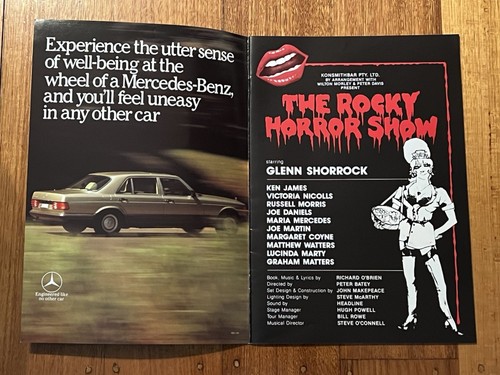 The Rocky Horror Show 1985 Official Australian Tour Programme Booklet Souvenir - Picture 4 of 14