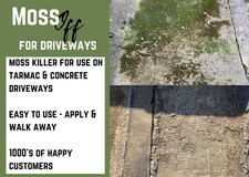 Moss Killer For Tarmac & Concrete Driveway Powerful Cleaner Drive Way Treatment
