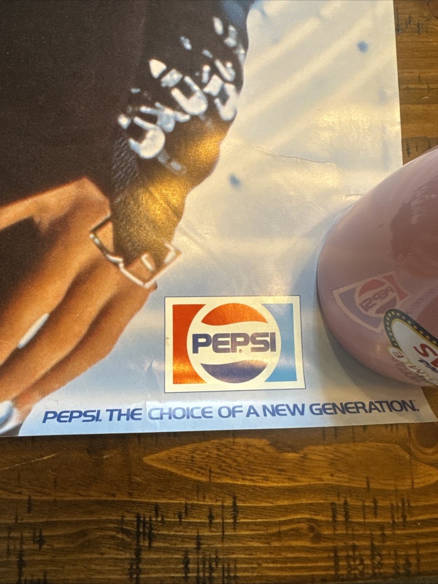Michael Jackson Vintage Pepsi Original Promo Poster 24x32 PC-9645