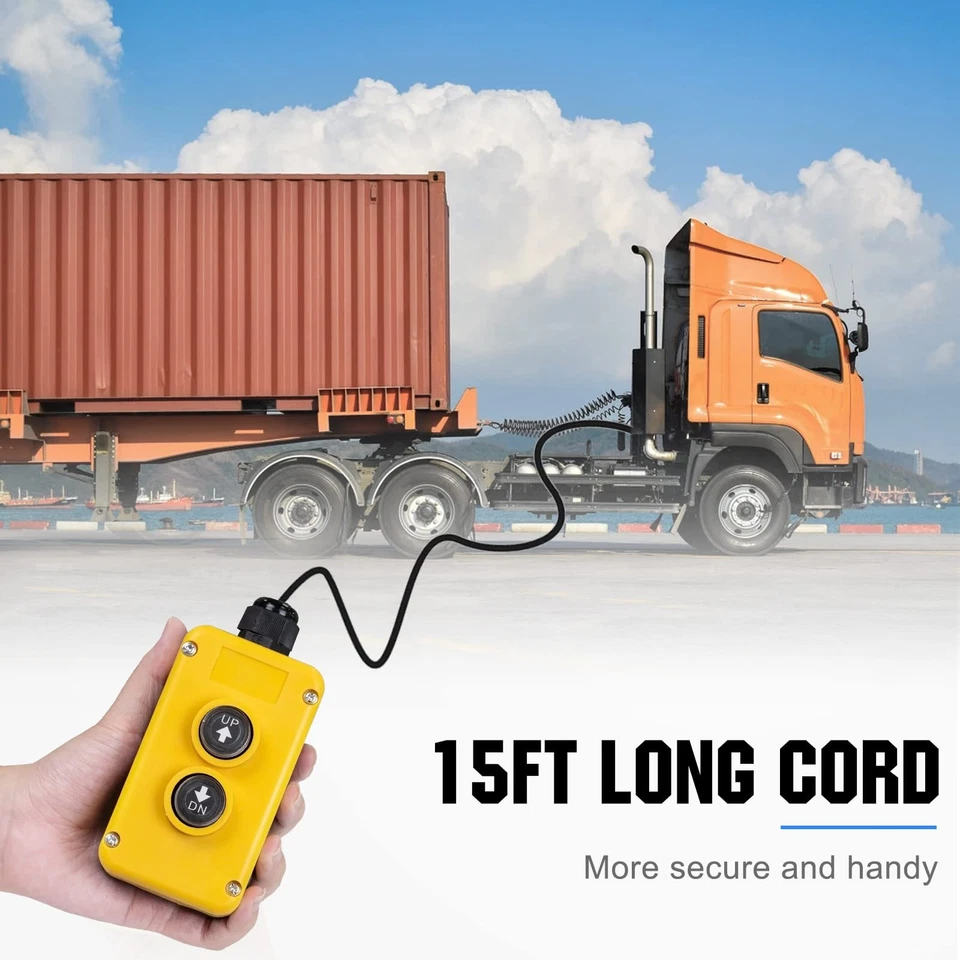 Interruptor de control remoto de remolque de volteo ecológico de 4 cables DC 12V para Hy de doble acción Foto 3 de 4