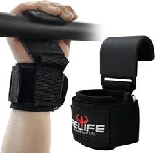 Lifting Hooks for Men and Women(Pair), Pull up Straps, Gym Reapers Lifting Wrist