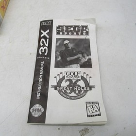 GOLF Magazine Presents 36 Great Holes Starring Fred Couples (Sega 32X) Complete