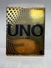 2025 Mattel UNO GOLD Edition Card Game - Premium GOLD Foil Cards - New
