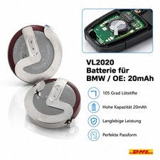 Akku Auto Schl�ssel Panasonic Knopfzellen VL2020 OEM F�r Mini BMW X5 E46 E39