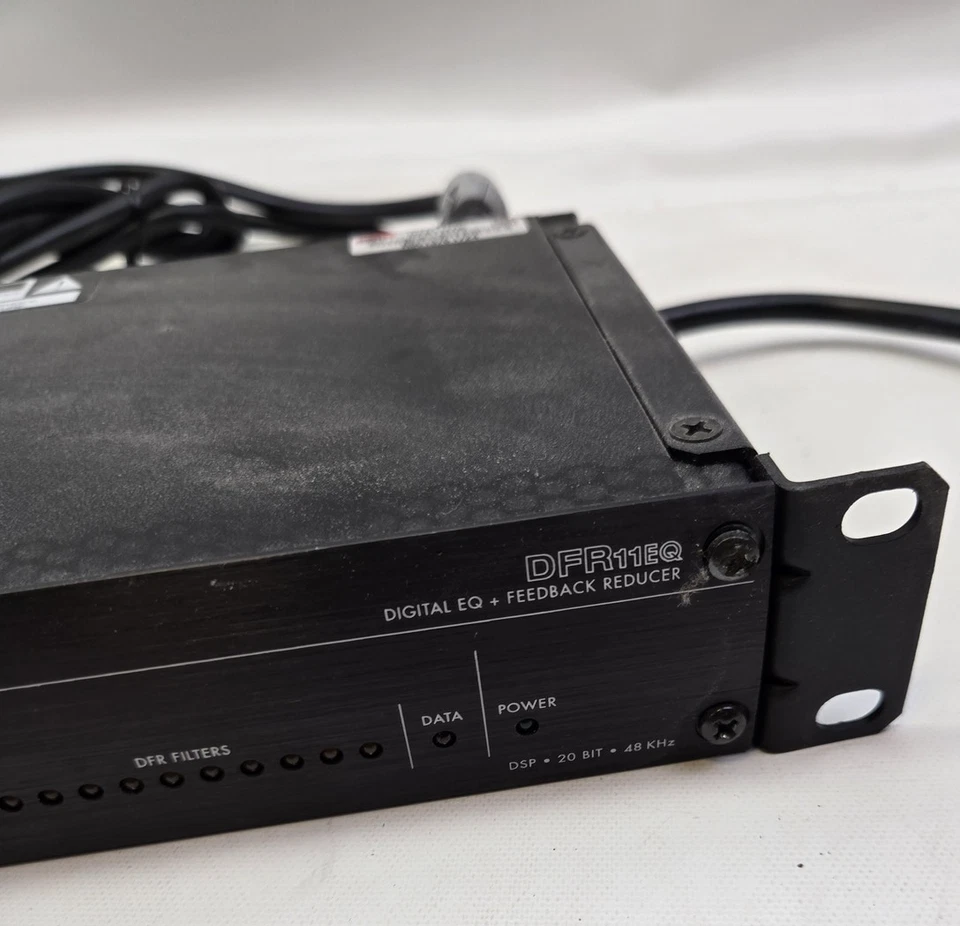 Shure DFR11EQ Digital Feedback Reducer EQ Processor Rackmount DSP XLR Made In US - Image 3 of 4
