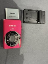 Canon IXY Digital 110 IS Pink 10MP Tested Japan w/ Replacement Charger